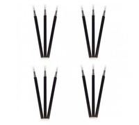 Lot De 12 Recharges Encre Gel Effaçable Pour Stylo R-Pen Noir