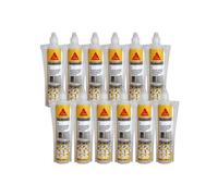 Lot de 12 résines de scellement chimique SIKA Sika AnchorFix 2 Plus - Gris - 300 ml