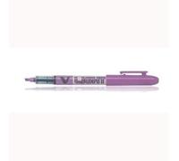 Lot de 12 Surligneur de poche pointe biseautée encre liquide coloris violet PILOT V-LIGHT