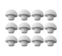Lot de 12 tampons de rechange pour abattant de WC Gris