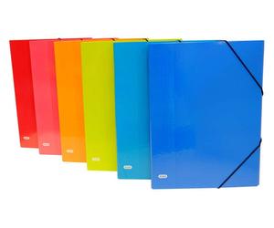 LOT de 12 Trieur Folio Elba Color Life 12 Positions - Format Folio - 12 Positions - Résistant et Du