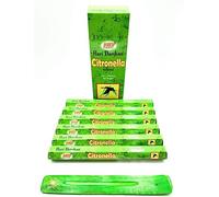Lot de 120 bâtons d'encens (citronnelle) citronnelle, bâtonnets d'encens de Joss 120 bâtonnets d'encens de Joss Sticks avec cendrier collecteur de cendres