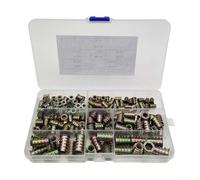 Lot de 120 écrous à frapper M4-M8 galvanisés pour bois | 120 pièces, jusqu'à M8, acier galvanisé, pour bois et métal, connexion stable