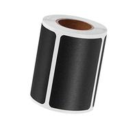 Lot de 120 étiquettes autocollantes réutilisables pour tableau noir | Autocollants rectangulaires, 5,5 x 3,5 cm, surface effaçable, facile à nettoyer, amovible, sans résidus, pour bocaux