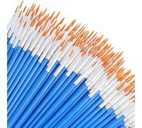 Lot de 120 pinceaux ronds pour les détails, petits pinceaux d'artiste | Pinceau de détail en nylon pour travaux manuels, kit de pinceaux pour peinture artistique, modèle miniature