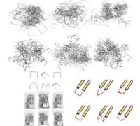 Lot de 1200 agrafes chaudes, 0,8 mm/0,6 mm, pour réparation de soudure en plastique de voiture