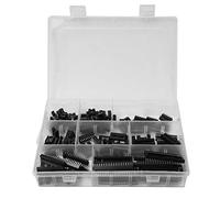 Lot de 122 adaptateurs de prises IC de 2,54 mm, prise DIP pour puces IC, assortiment d’adaptateurs IC de 6 à 40 broches avec boîte de rangement, pour le prototypage et la