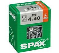 Lot de 125 vis acier tête fraisée torx SPAX, Diam.4 mm x L.40 mm G