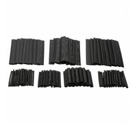 Lot de 127 gaines thermorétractables 2:1 ignifuge pour câbles | Matériau polyoléfine, rapport de rétrécissement 2:1, ignifuge, de -55 °C à +125 °C, assortiment de plusieurs tailles pour la