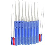 Lot de 13 outils d'extraction de clés cassées - Outils de serrurier - Extracteur de clés cassées de 0,2 à 0,4 mm