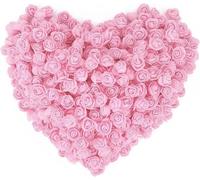 Lot de 144 fleurs artificielles pour le bricolage, petites fleurs artificielles, mini fleurs de roses pour mariage, barrettes à cheveux, bandeaux, accessoires de décoration, fabrication à faire