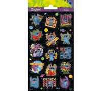 Lot de 15 autocollants « Stitch » pour enfants | Autocollants en papier scintillants et cadeau de bienvenue pour l'école, les anniversaires et les fêtes