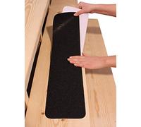 Lot de 15 bandes antidérapantes pour marches d'escalier 15,2 x 76,2 cm