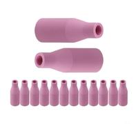 Lot de 15 buses MIG en céramique rose pour chalumeau de soudage MB15 MB14 AK15 AK14 AK14 AK14, tasses à gaz résistantes à la chaleur, compatibles avec les systèmes LUX Merkle GYS Telwin EWM