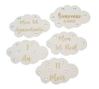 Lot de 15 cartes étapes nuage