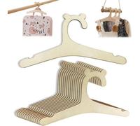 Lot de 15 cintres pour enfants en forme d'élans adorables, adaptés à différents types de vêtements pour enfants
