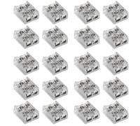Lot de 15 connecteurs de bande LED, 2 broches 8 mm, pour bandes de couleur unique SMD et COB 5 V, 12 V, 24 V, installation de fil