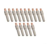 Lot de 15 embouts de contact de soudure antiadhésifs 40 x 1,2 mm pour torche MB15AK - Kit de consommables en cuivre MIG MAG avec fil d'alimentation lisse