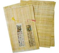 Lot de 15 feuilles de papyrus égyptien 30 x 20 cm papyrus alphabets papyrus papyrus papyrus pour projets artistiques, scrapbooking et histoire scolaire, idéal pour l'enseignement et le livre