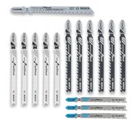 Lot de 15 lames pour scie sauteuse pour bois et métal Bosch