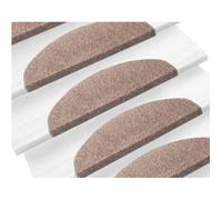 Lot de 15 marchettes d'escalier Surface Confortable et antidérapante 65 * 21 * 4cm Couleur beige