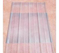 Lot de 15 panneaux de toiture ondulés transparents de 2,2 mm d'épaisseur, pour véranda, balcon et abri d'auto (0,9 x 1,1 m, lot de 15) imperméables pour éclairage du jour