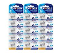 Lot de 15 Piles Bouton CR2032 au Lithium 3,0 V 210 mAh pour e Voiture, Petite télécommande, Balance