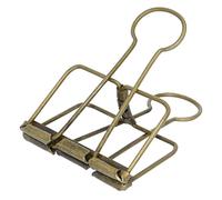 Lot de 15 pinces à papier extra larges de 5,1 cm, bronze pour fournitures scolaires de bureau