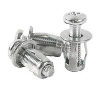 Lot de 15 rivets à pétales M8, écrous à expansion pour voiture, vis en métal pour mur creux, peau de fer, lanterne Tao15 pièces