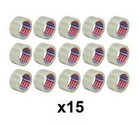Lot De 15 Rubans Emballage Adhésif Transparent Tesa 66m X 50mm