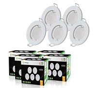Lot de 15 Spot Led Encastrable complete ronde fixe eq. 50w blanc neutre