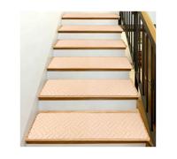 Lot de 15 Tapis de Marche Antidérapants pour Escalier - Revêtement Adhésif Lavable pour Escaliers Intérieurs Bois, Sécurité