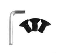 Lot de 15 vis à tête de débroussailleuse en acier robuste pour tondeuse à gazon, tête de brosse métallique de rechange pour tondeuse à essence