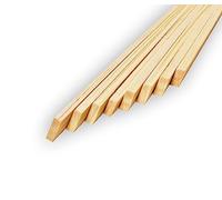 Lot de 150 brochettes pointues en bois - Carré - 350 x 4 x 4 mm - Pour le bricolage et la maison