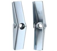 Lot de 150 chevilles papillon M5 pour M6 plaqué zinc | Pour cloisons creuses et cloisons sèches