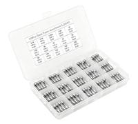 Lot de 150 Fusibles Verre à Fusion Rapide 5x20mm Assortiment de 15 Valeurs | Valise Fusibles à Tube 250V 0.1 0.2 0.25 0.5 1 1.5 2 3 4 5 8 10 12 15 20A Boîte de Rangement Transparente