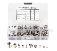 Lot de 150 Inserts de Réparation de Filetage, M3-M8 Acier Inoxydable Assortiment