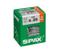 Lot de 150 vis acier tęte fraisée torx SPAX, Diam.4 mm x L.35 mm