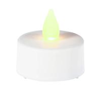 Lot de 16 bougies LED chauffe plat 3,8x3,7cm blanc - Atmosphera Créateur d'intérieur