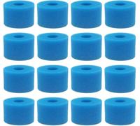 Lot de 16 cartouches filtrantes en mousse réutilisables de type S1 pour
