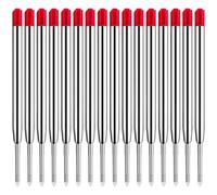 Lot de 16 recharges de grande capacité pour stylo à bille, format G2, épaisseur de trait moyenne, lot de mines compatibles, épaisseur de trait 1,0 mm, compatibles avec : Parker, Pelikan etc, recharges