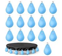 Lot de 16 Sacs de Lestage pour Couverture de Piscine avec Crochets | 35 x 24 cm Poids pour Abris de Piscine Enterrés, Sacs de lestage pour Couverture de Piscine pour Piscines Hors-Sol