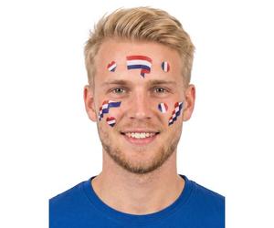 lot de 17 tatouages bleu blanc rouge france