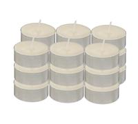 Lot de 18 Bougies Chauffe-Plat Hugo 3,7cm Ivoire