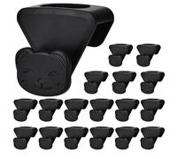 Lot de 18 crochets d'organisation pour ceinture, crochets d'extension de rangement pour garde-robe, pour locataires, dortoirs d'étudiants, magasins, vêtements, sac à main, ceinture, uniforme
