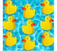 Lot de 18 éponges pour spa, absorbant l'huile et les résidus, accessoires de nettoyage pour spa, piscine, (motif canard).