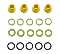 Lot de 19 joints de nettoyeur haute pression en nylon pour kit de bagues compatibles avec 2.880-001.0 pour buses de machine de nettoyage de voiture et raccords de tuyaux d'eau
