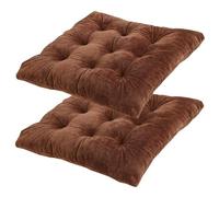 Lot de 2/4/6 Galette de Chaise,Velours de Cristal Galette de Chaise,40x40cm/16x16inCoussins de Chaise D'intérieur,Lavable de Coussin Chaise, Extérieur Housses de Chaise ( Color : @7 , Size : 2pcs(40x4
