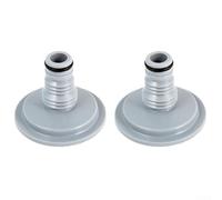 Lot de 2/4 adaptateurs de tuyau gris pour filtre à sable P6614 avant 2024 connecteurs en polypropylène avec mécanisme de verrouillage pour un nettoyage sûr et sans fuite de piscine (4 pièces)