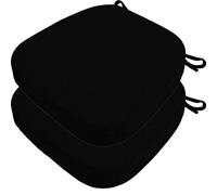 Lot de 2/4 Galette de Chaise de Salle à Manger avec Attaches - Forme de U Coussin de Chaise de Cuisine Déhoussables et Lavables, Antidérapants, Coussin de Siège for Interieu/Bureau(1,2pcs:40x38x5cm)